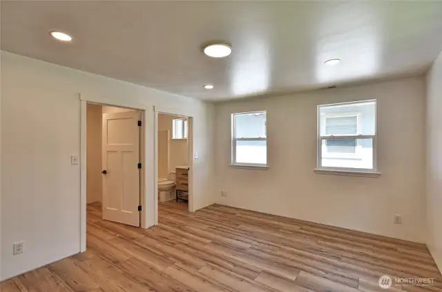 First floor primary bedroom