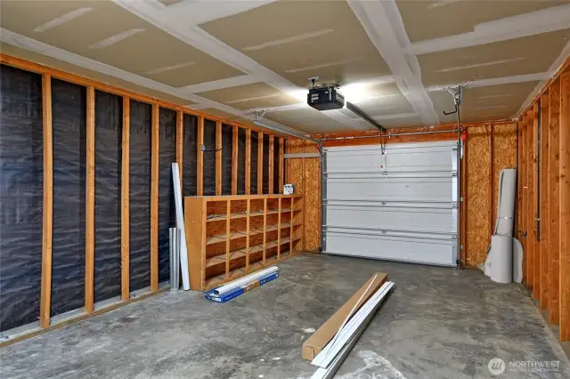 Oversize attached garage
