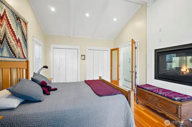 Another set of French doors draw you into the spa like bath completing this primary suite.