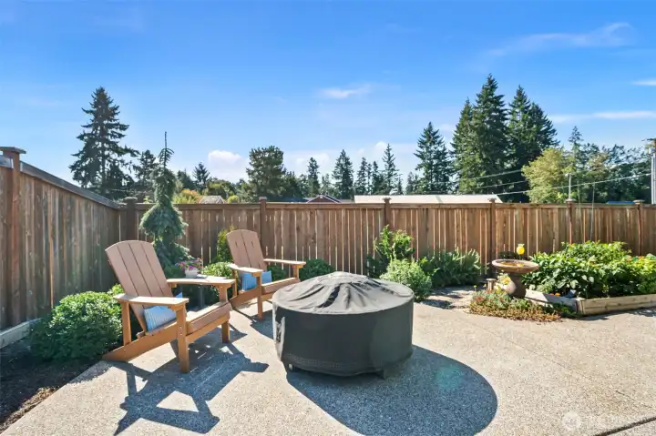 More patio space