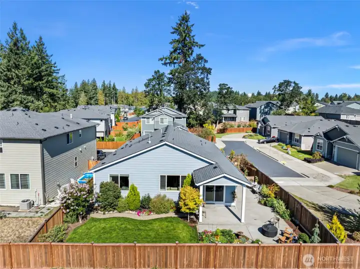 Well maintained home and yard