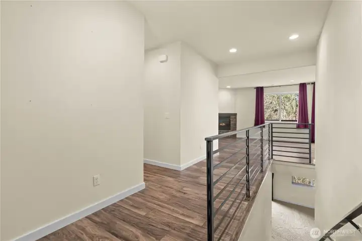 From the entrance to the main living area