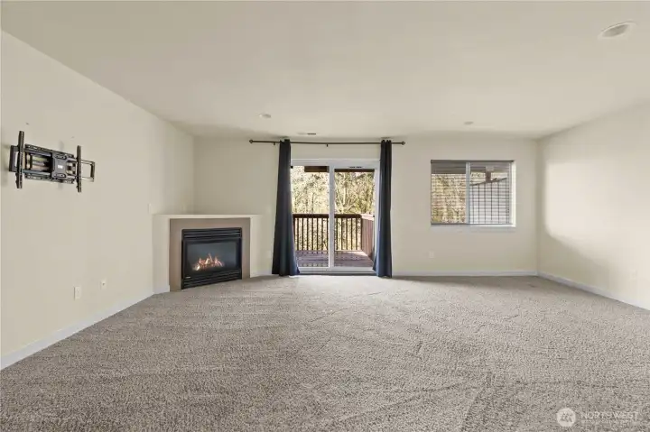 Huge lower level recreation room!