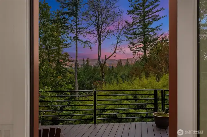 Enjoy the gorgeous view while you entertain family and friends