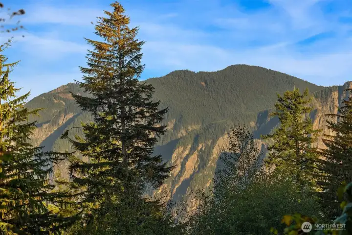 View of Mt Si from MIL apartment