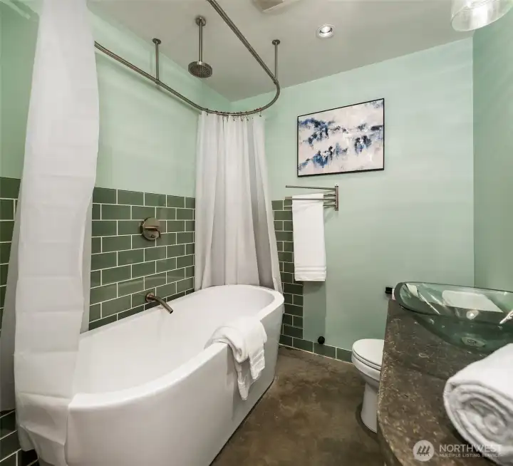 Downstairs full bathrooms