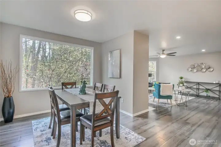 Dining and Living room