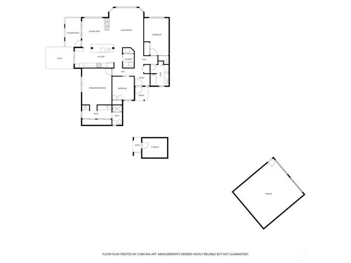 App drawn floor plan