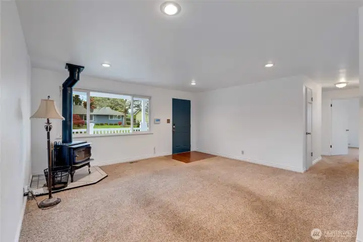 Living room and hallway