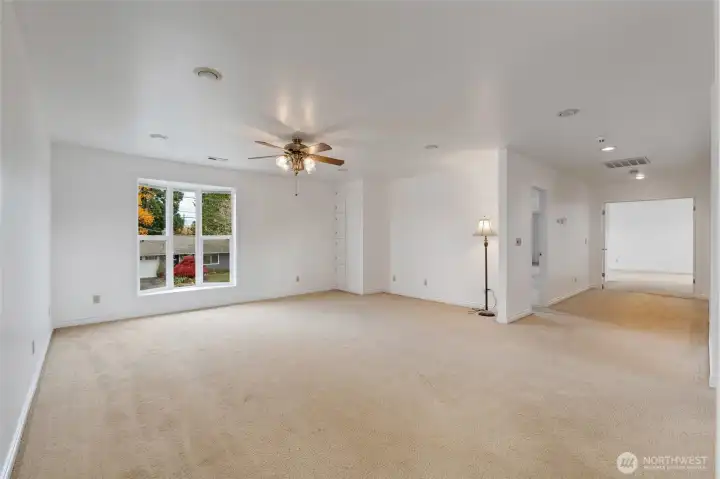 Upstairs rec/living room