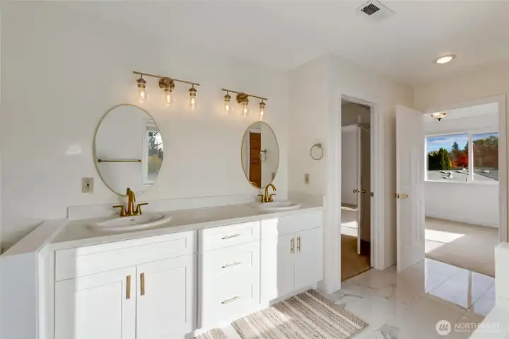 Updated Primary bathroom