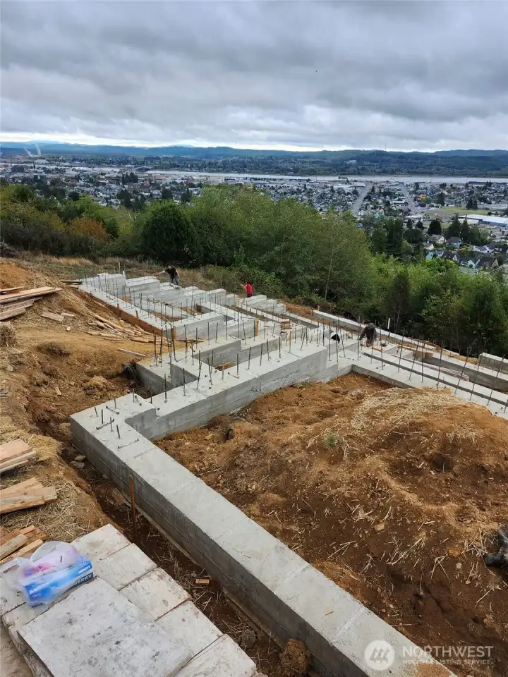 Foundation in progress