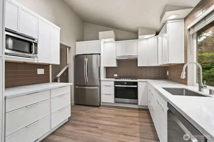 Ample Storage and all new appliances!