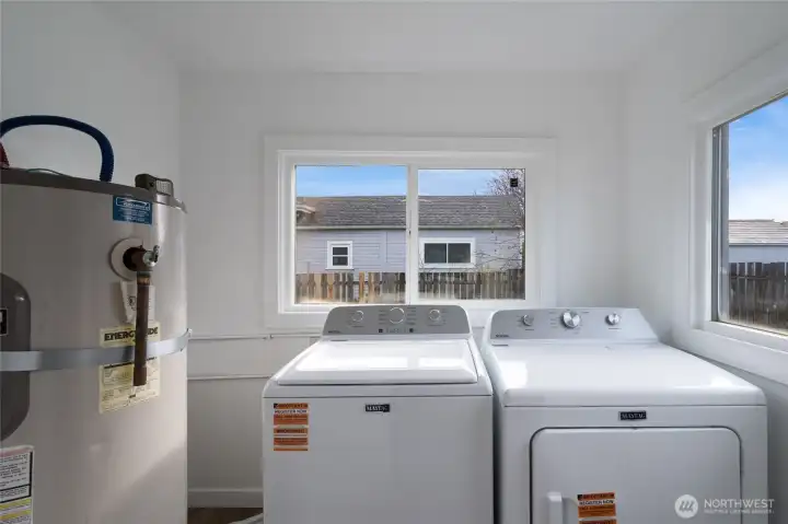 Brand-new Maytag washer and dryer