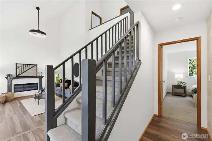 MAIN floor primary - with ensuite and walk in closet