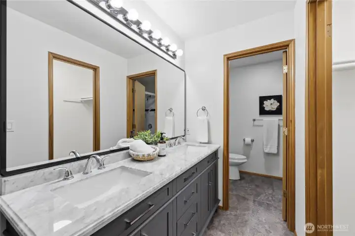 Completely updated bathroom