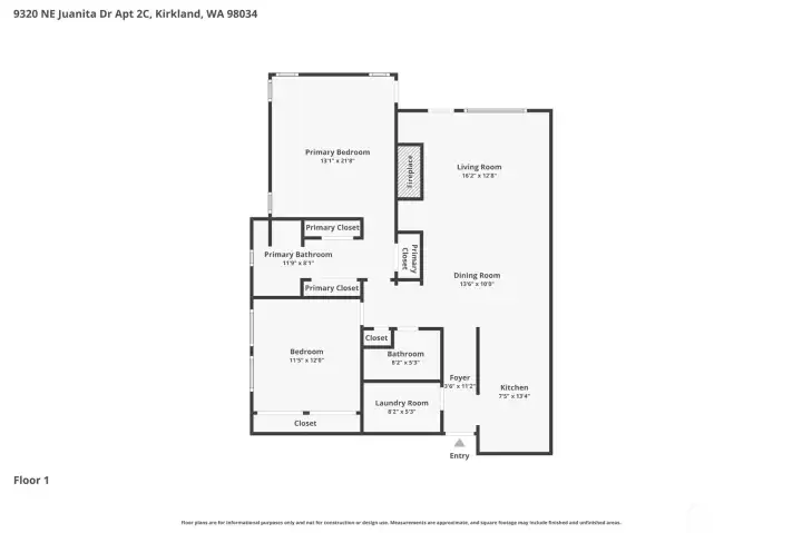 Spacious Floorplan