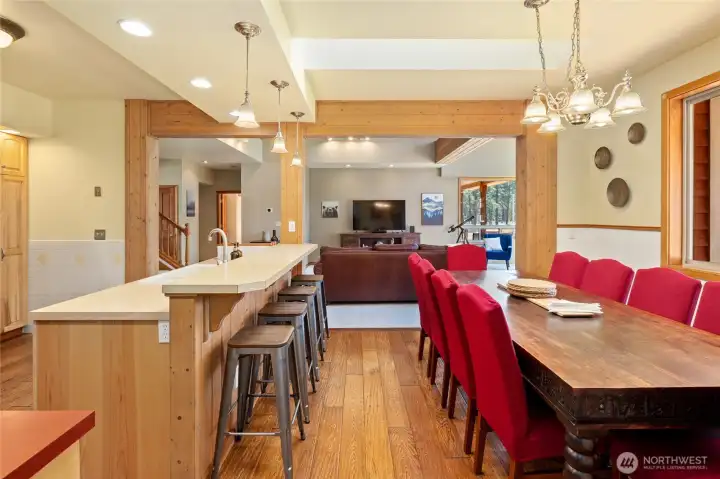 An open-concept layout that feels as functional as it is perfect for gathering and entertaining.