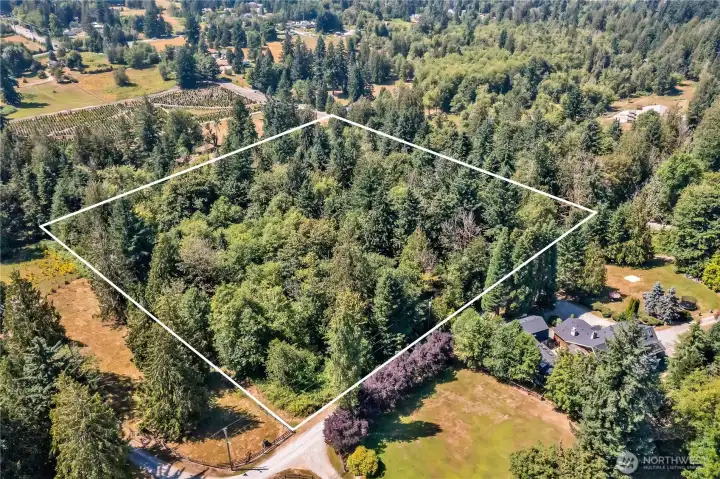 Great area, surrounded by large homes, equestrian properties & tree farms.