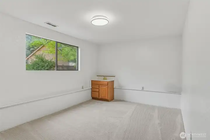 Bonus Room already has a sink! This could be a great spot to add a kitchenette to create a separate multi-generational living space. Buyer to Verify.