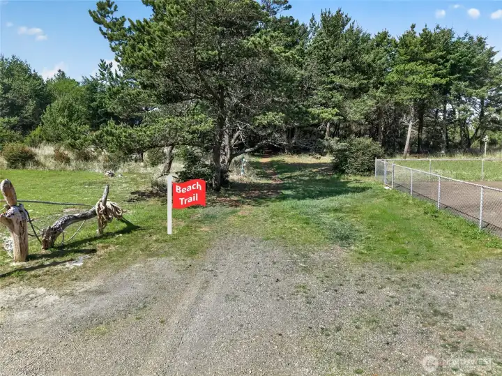 Beach Path right out your front yard!