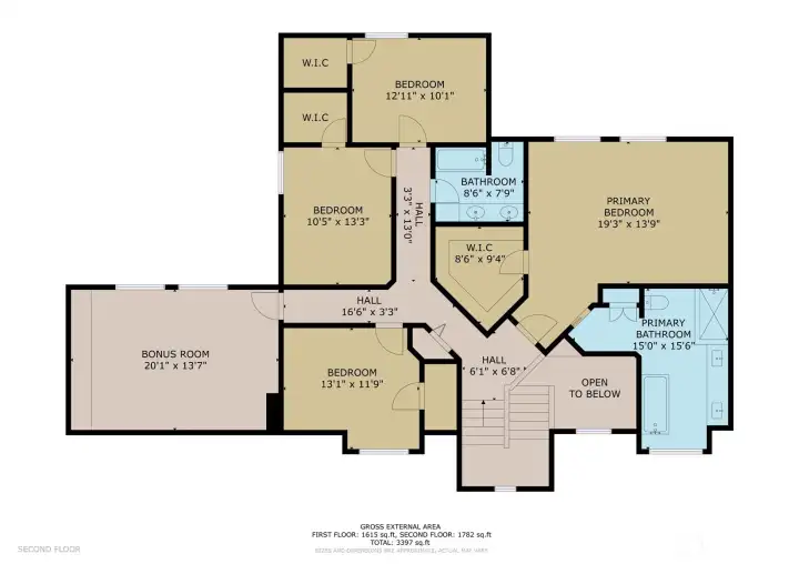 Second Floor Floorplan