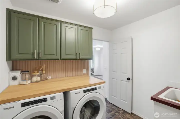 Laundry main floor