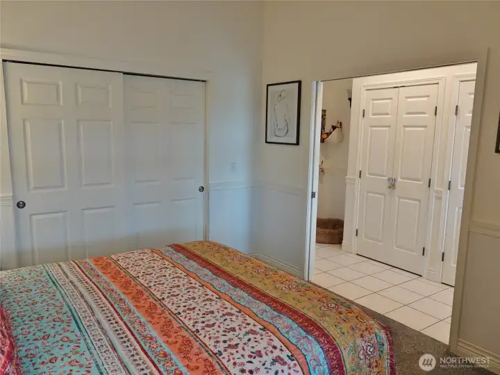 Bedroom w/ large closet. Bedroom w/ large closet.