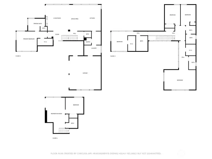 Whole house floor plan.