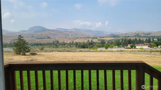 View off front porch