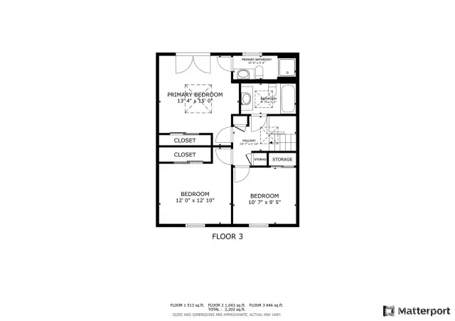 Floorplan Upper Level