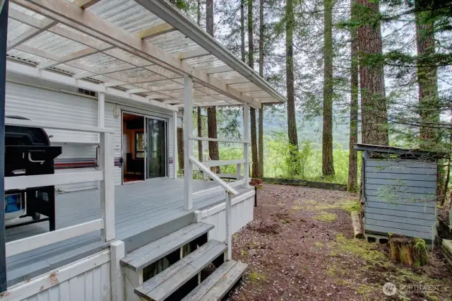 Sit on your covered porch and check out the views