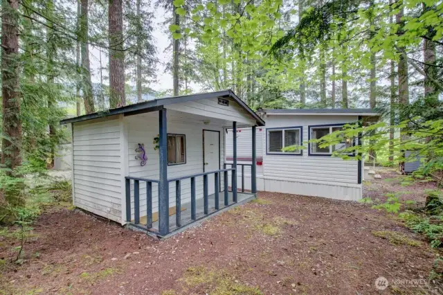Shed included!