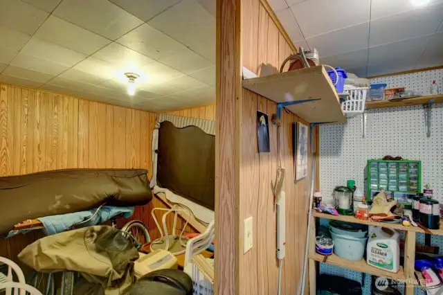 Inside shed/flex space