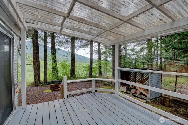 Exceptional covered porch