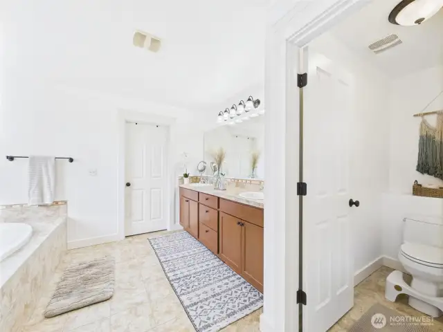 five piece primary bathroom