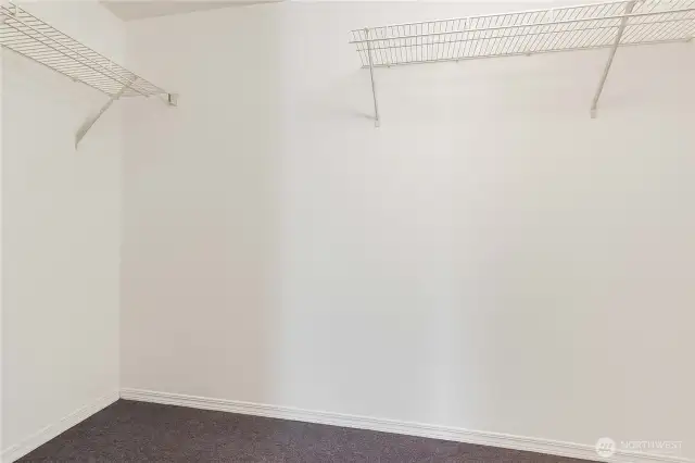 Huge Walk-In Closet in Primary Suite