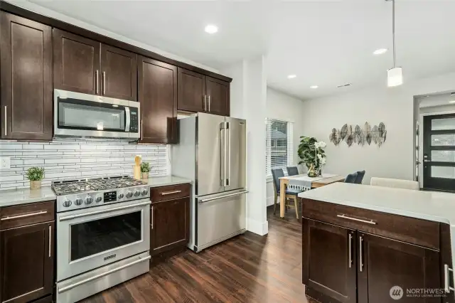 Modern stainless steel finishes
