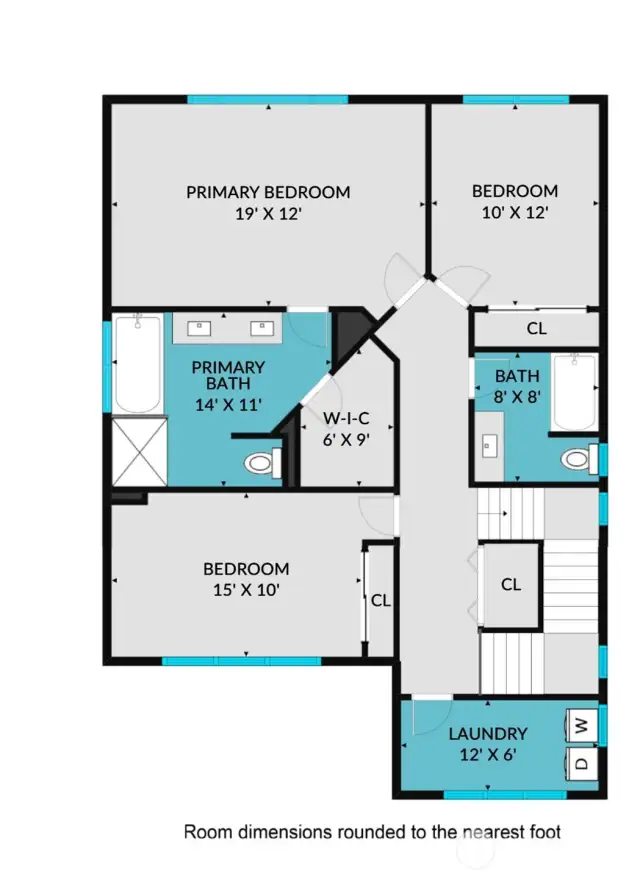 Upper Level Floor Plan