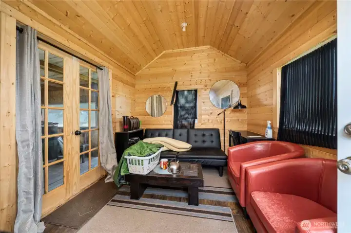 Outbuilding behind home