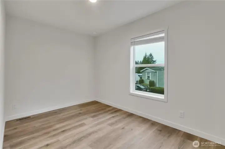 2nd bedroom on opposite side of the home
