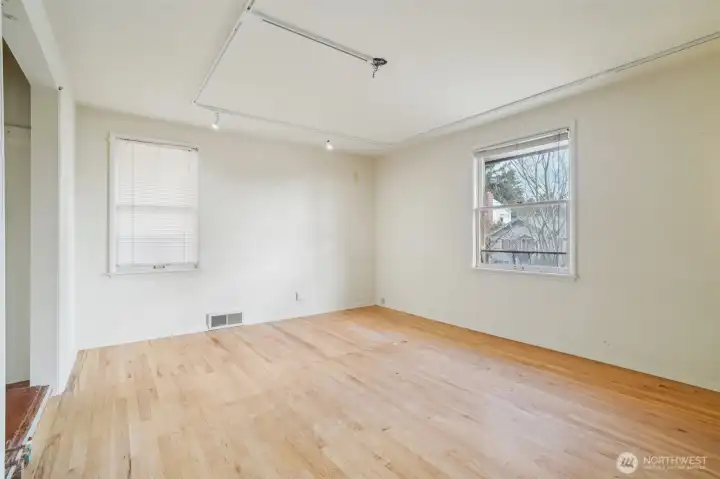 One of two bedrooms on the main floor, nice and spacious.