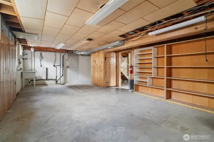 Finish it out into an additional bedroom and bathroom? Shop space? Family room? You name it!