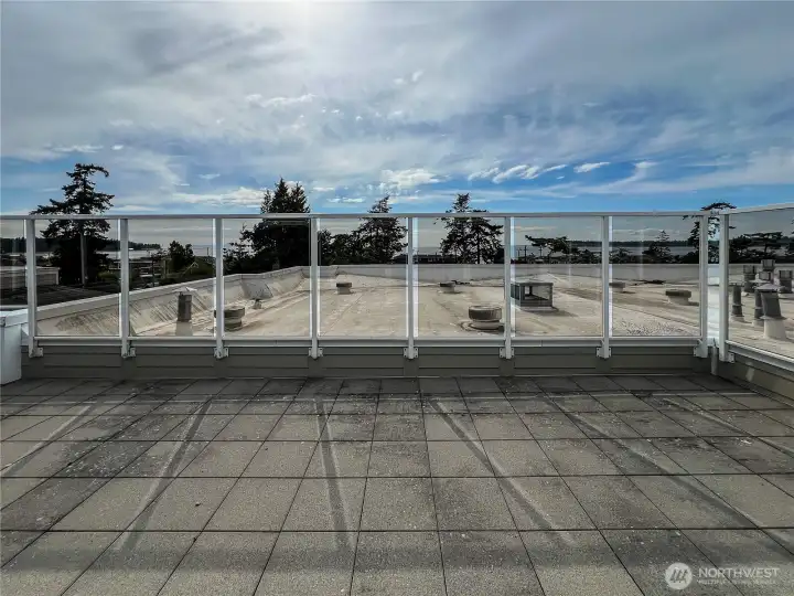 Great space for entertaining or simply taking in the views