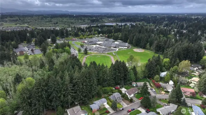 Close in proximity to Komachin Middle School.