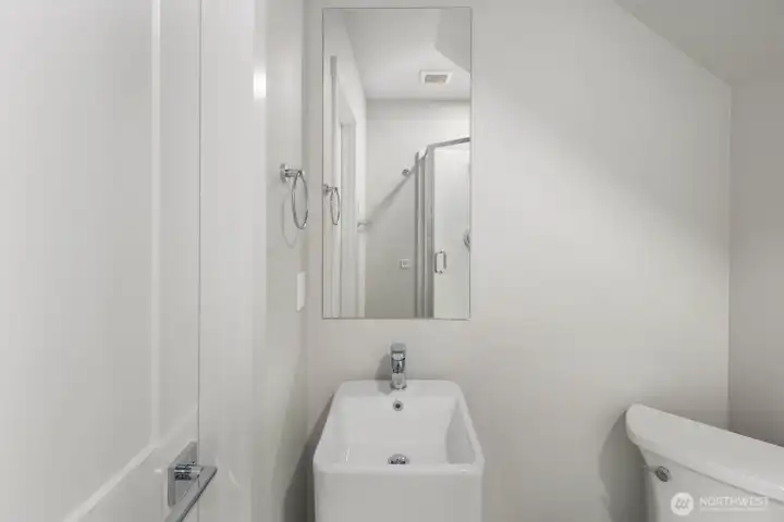 3/4 Bath on Entry Level