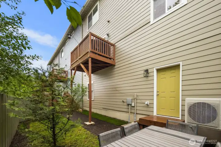Fully-fenced Backyard