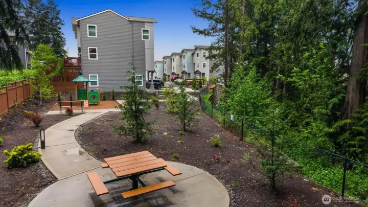Community Park Picnic Area and Play Structure
