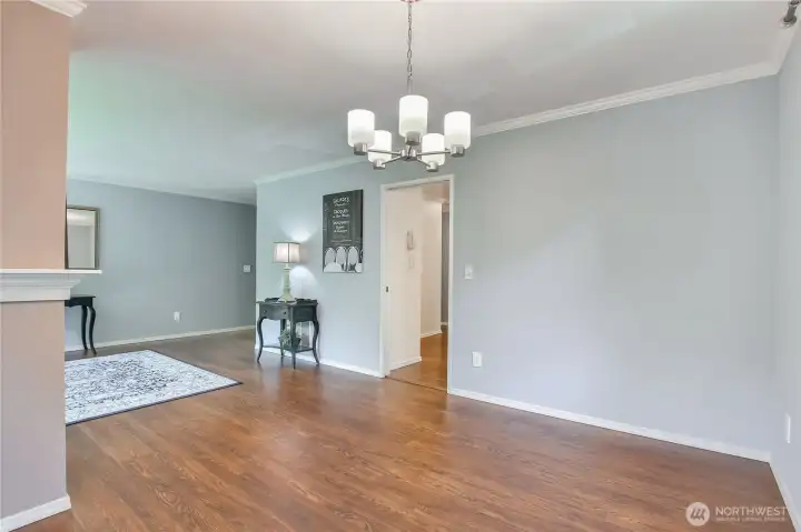 Lots of wall space for all of your funishings.