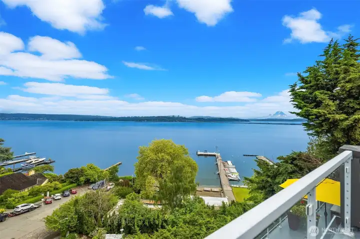 Deck views  off secondary bedroom